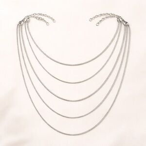 Sterling Silver 1.2mm Snake Chain Necklace Set 925 Italy 16 18 20 22 24 Inch